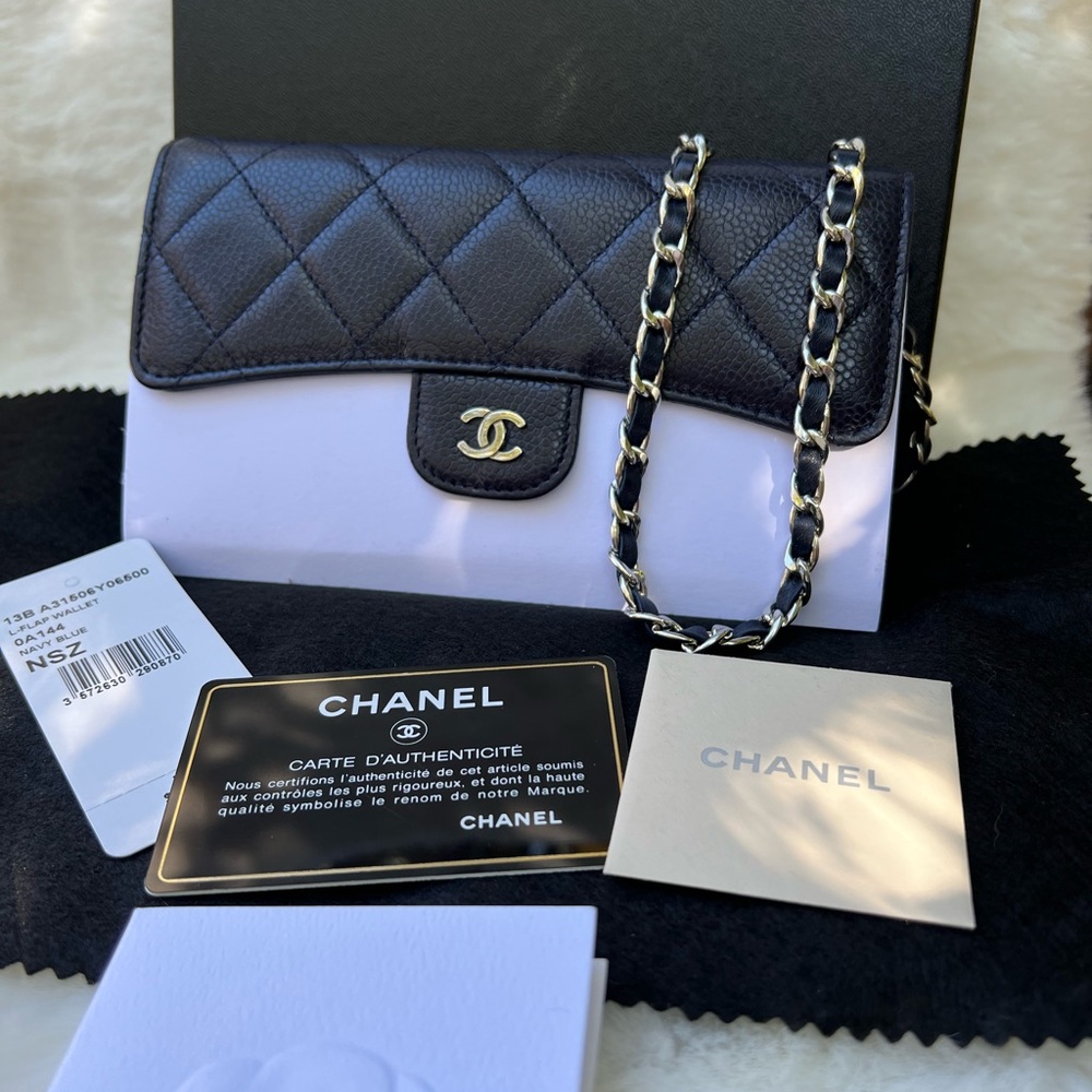 💙CHANEL CLASSIC FLAP WALLET WOC 💙 - Picture 7 of 17